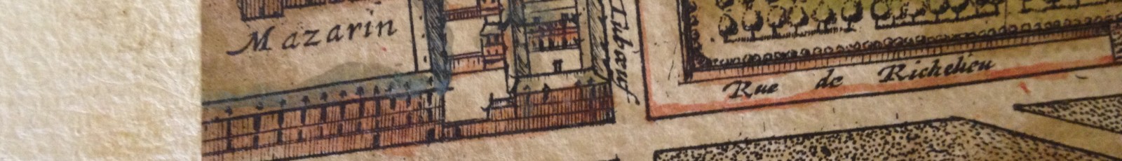 Mazain's Palace in 1650 (Gomboust's map)