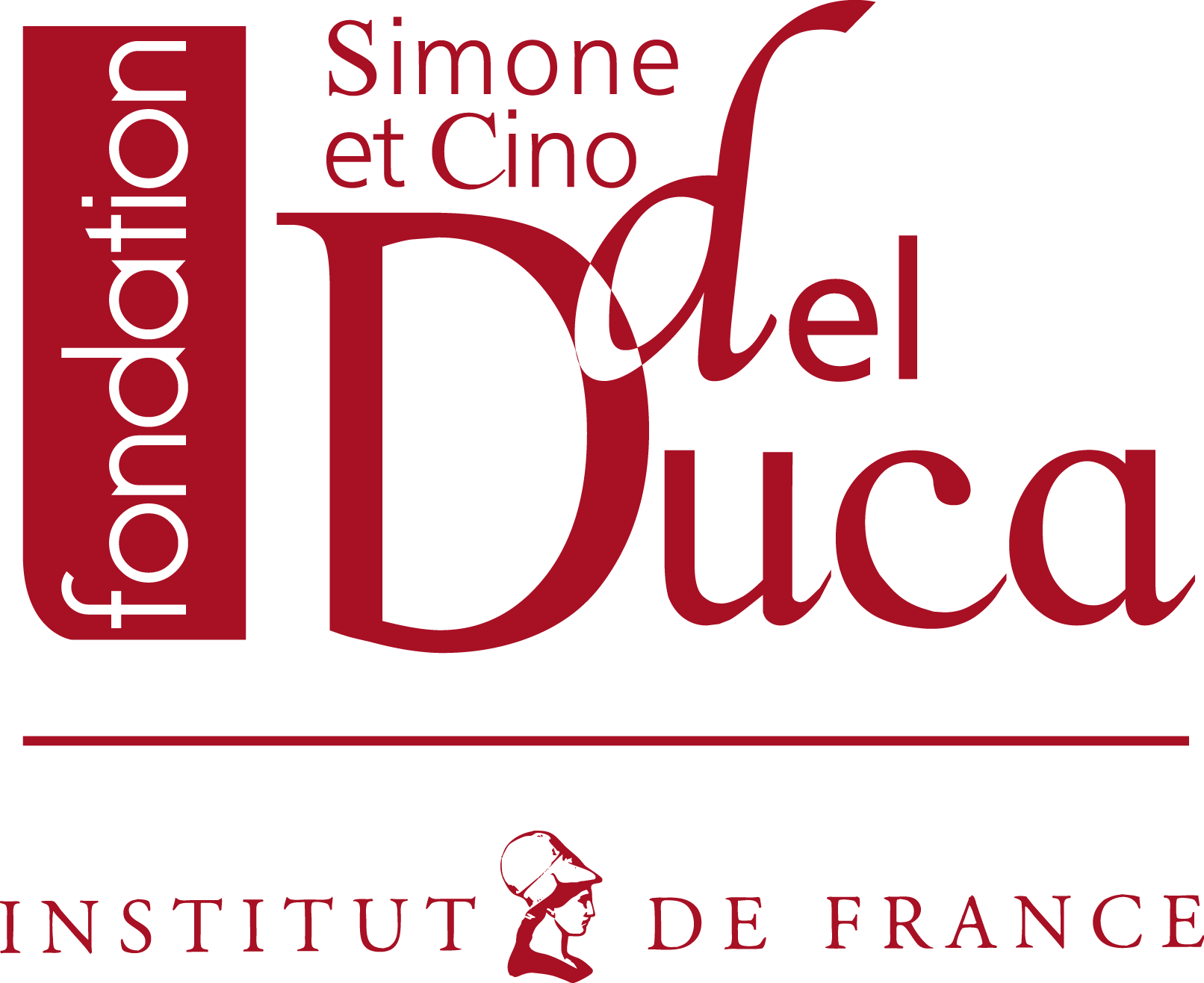 LOGO FONDATION DEL DUCA rouge 