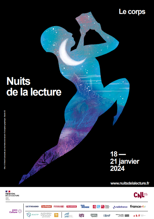 Visuel nuit de la lecture