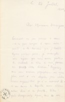 Lettre de L. Boutry à A. Demangeon (1915)