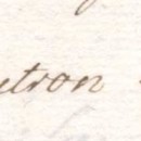 Détail de la liste des officiers du Saint-Esprit en 1704 portant : Monsieur de Voutron, lieutenant