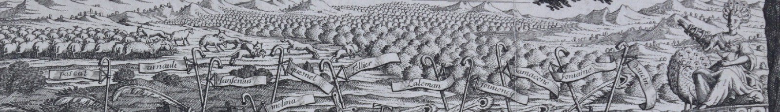 "Pasteurs en débat", vers 1720