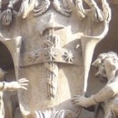 Fronton de l’église SS. Vincent et Anastase, Rome Fronton de l’église SS. Vincent et Anastase, Rome