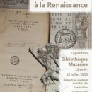 Livres italiens imprimés à Paris à la Renaissance (dossier de presse)