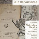 Livres italiens imprimés à Paris à la Renaissance (press kit)