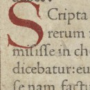 Cicéron, Epistolae... Venise, Nicolas Jenson, 1470 [Inc 18, f. 1]