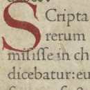 Cicéron, Epistolae... Venise, Nicolas Jenson, 1470 [Inc 18, f. 1]