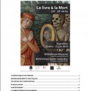 Visuel dossier de presse de l'exposition Le Livre et la Mort