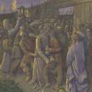 L’arrestation du Christ, Heures de Charles de France, Bib. Mazarine Ms 473, f. 13