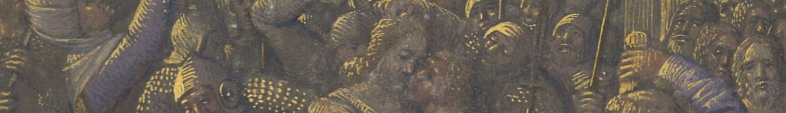 L’arrestation du Christ, Heures de Charles de France, Bib. Mazarine Ms 473, f. 13